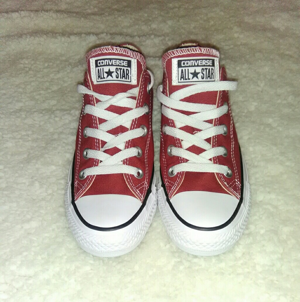 Dark Red All-Star Converse
